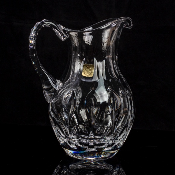 Vintage Cut Crystal Pitcher | West German 24% Lead Crystal | Kitchen Decor - Picture 9 of 10